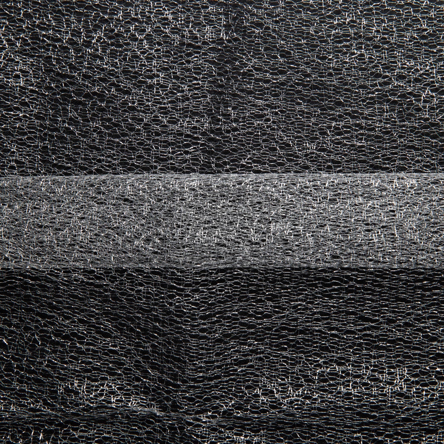 METALLIC SUSEMI TULLE P/D 58/60" Silver Fabric - Exquisite Fabrics