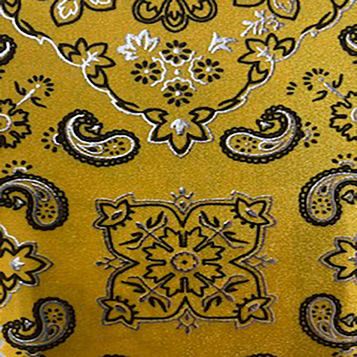 Stretch Nylon Spandex Fabric with Bandana Design and Foil | Spandex Palace