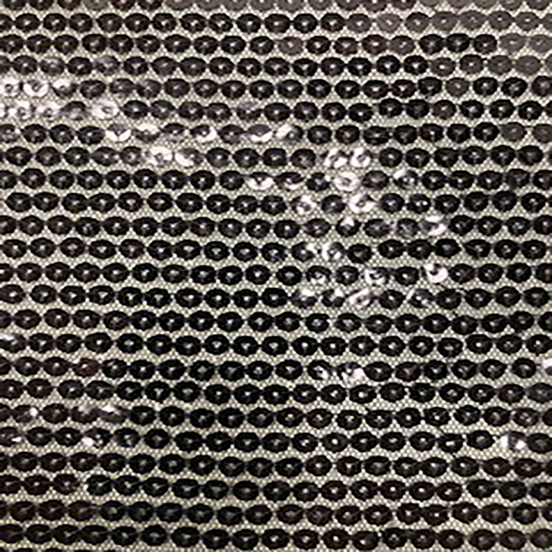 Sewed Sequins on Polyester Mesh Fabric | Spandex Palace