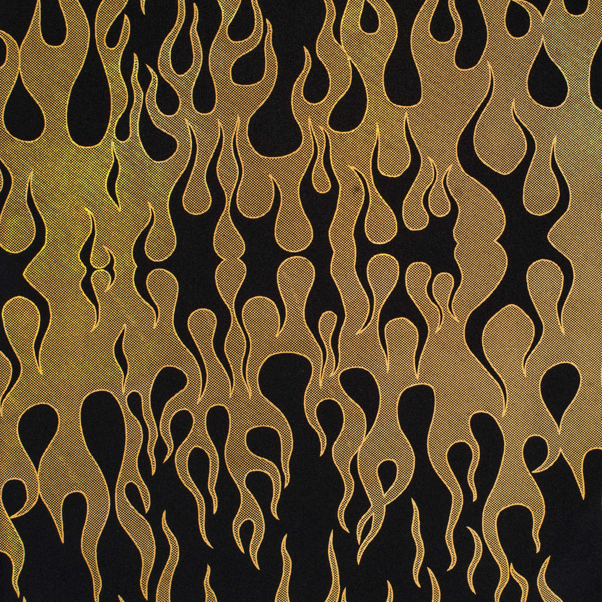 Flame Luminous Foil 4-Way Nylon Spandex Stretch Fabric| Spandex Palace