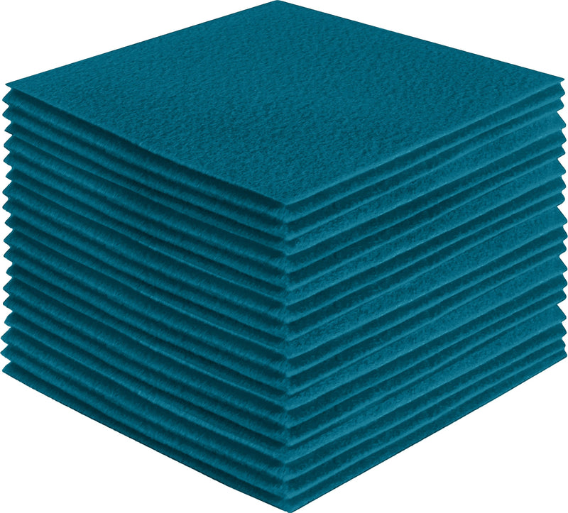 Acrylic Felt Craft Sheet Packs –Turquoise | Soft Felt for DIY & Sewing