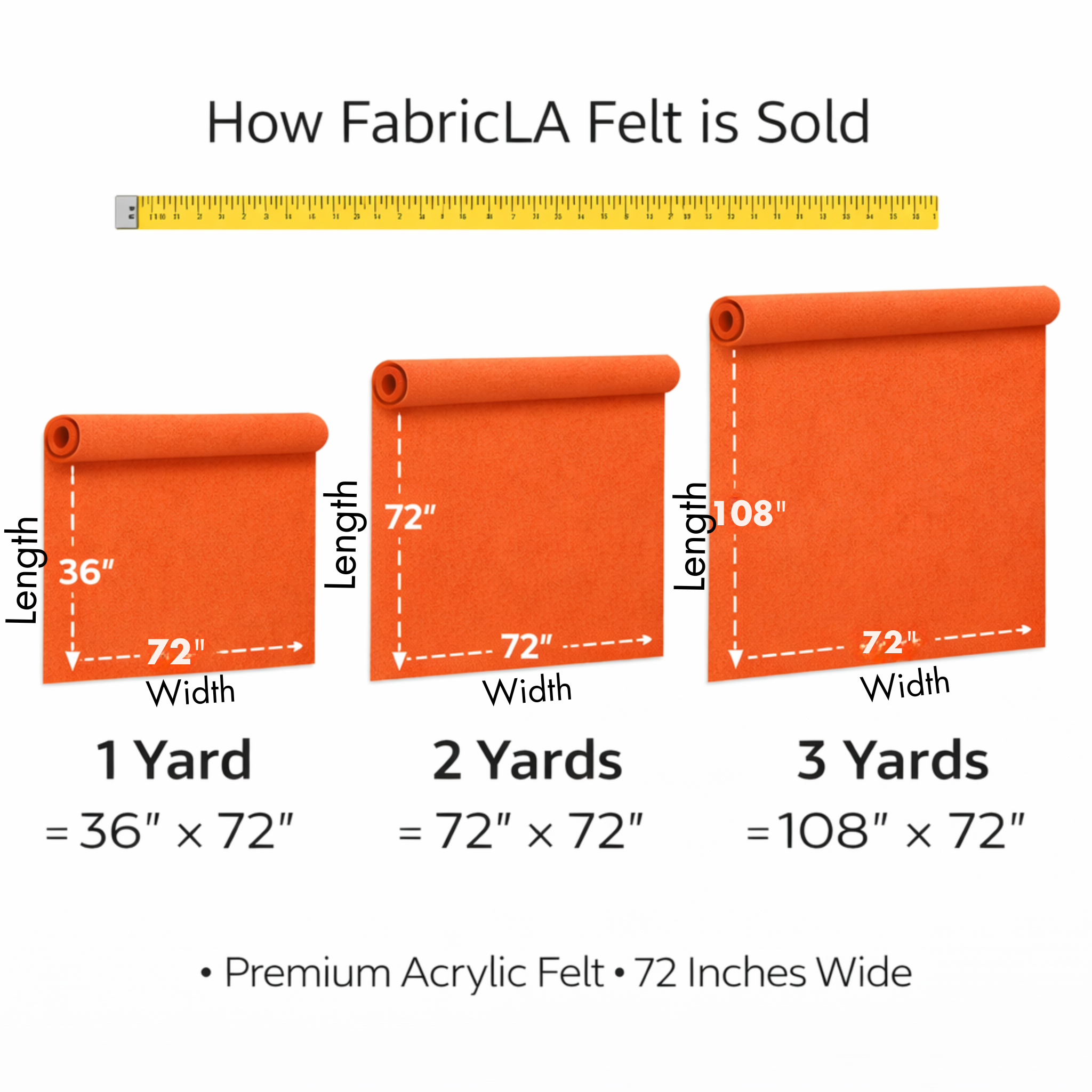 Acrylic Felt Fabric 1.6mm – Mint 72" Wide, 160 GSM | By the Yard