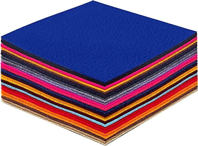 10" x 10" Acrylic Felt Sheets by FabricLA | Multi-Colors