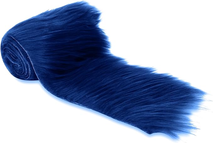 Faux Fur Fabric Trim Precut 8X60 Inch Craft DIY Costume Pack