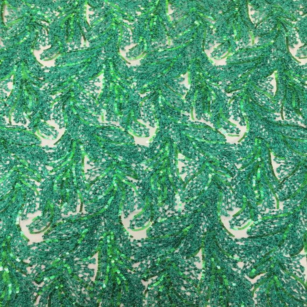 Cozy Pop Thread Floral Sequins Fabric