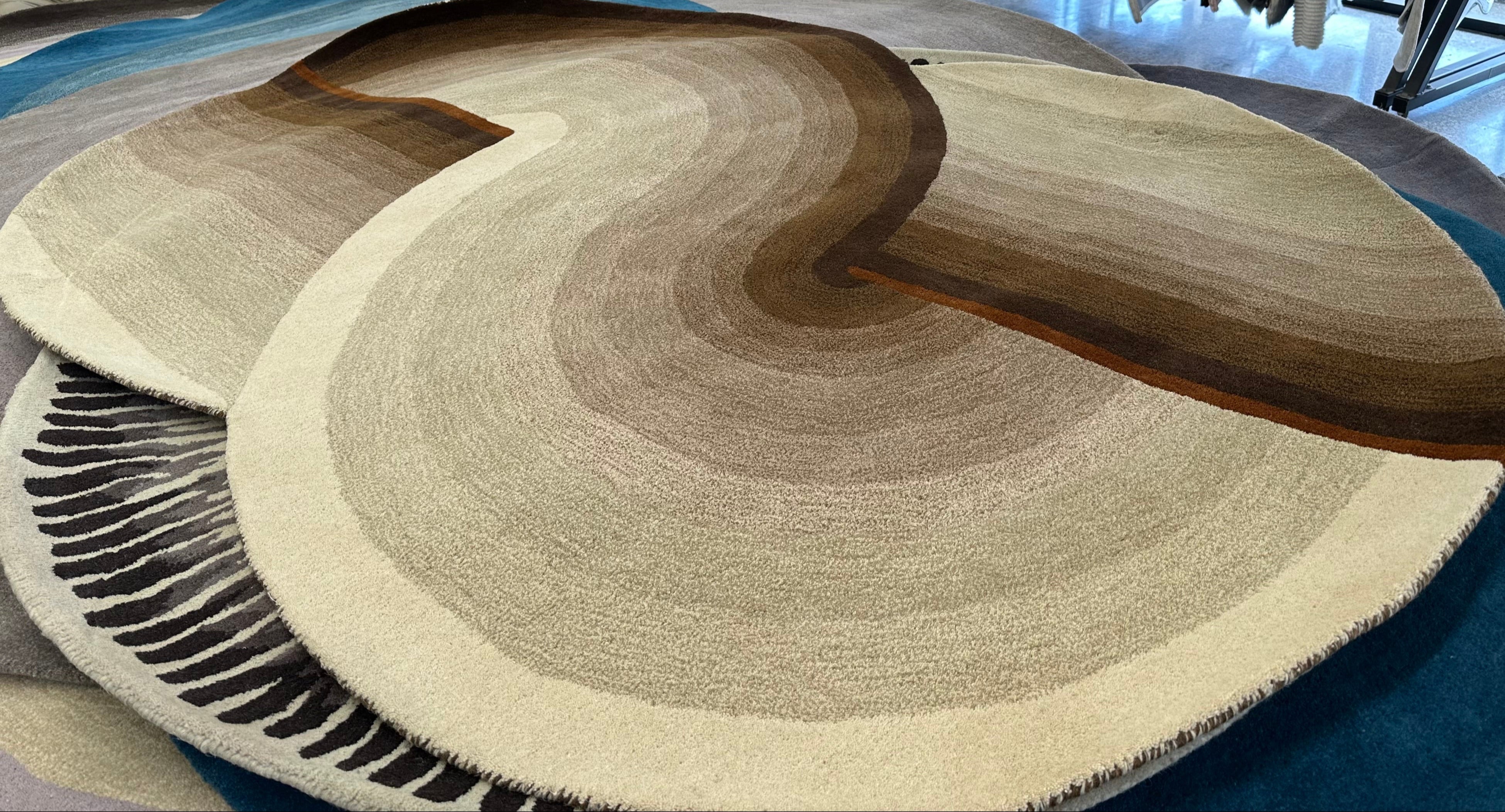 Beluga Tufted Design 62 Brown Multi