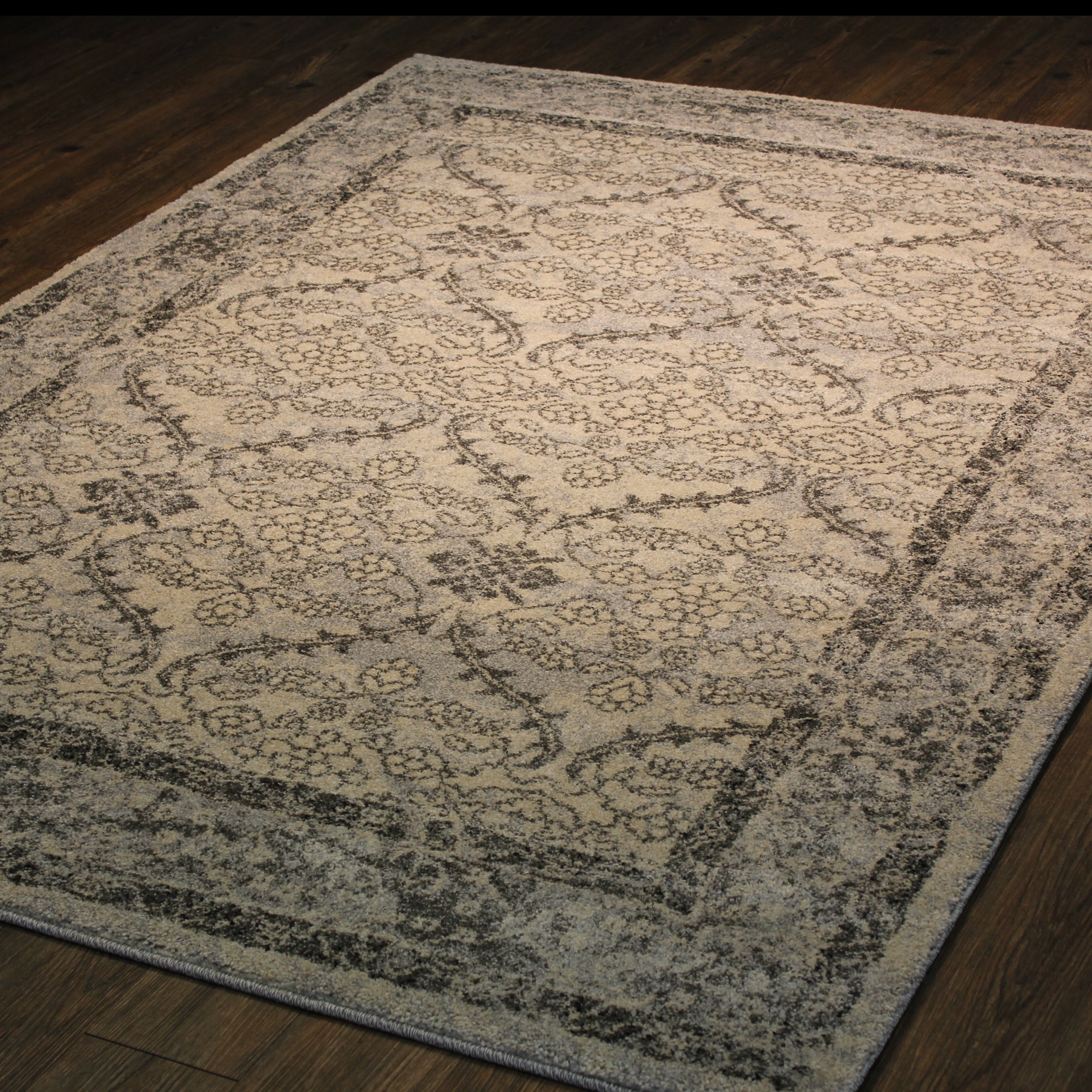 Traditional Classic Neutral Tones Area Rug Carpet