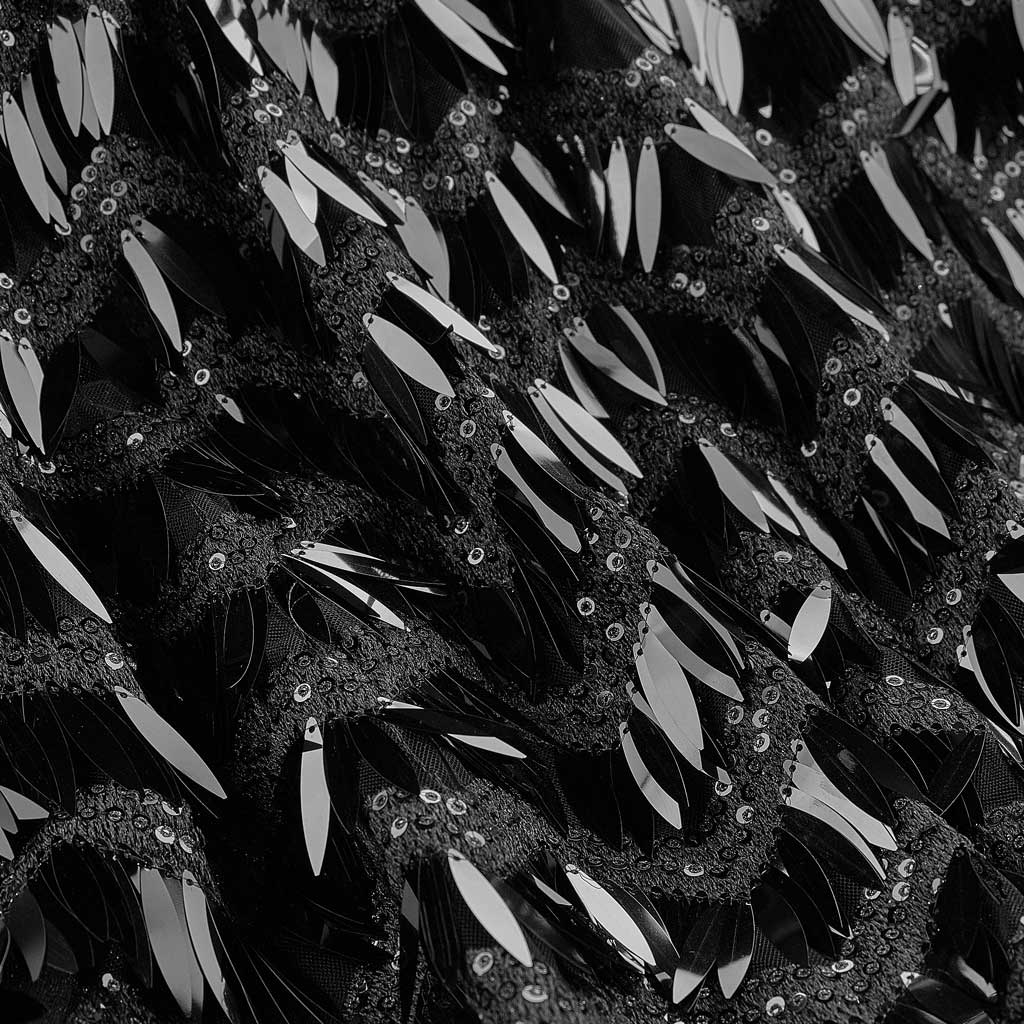 Athena Embroidered Mesh Sequin Fabric | Blue Moon Fabrics