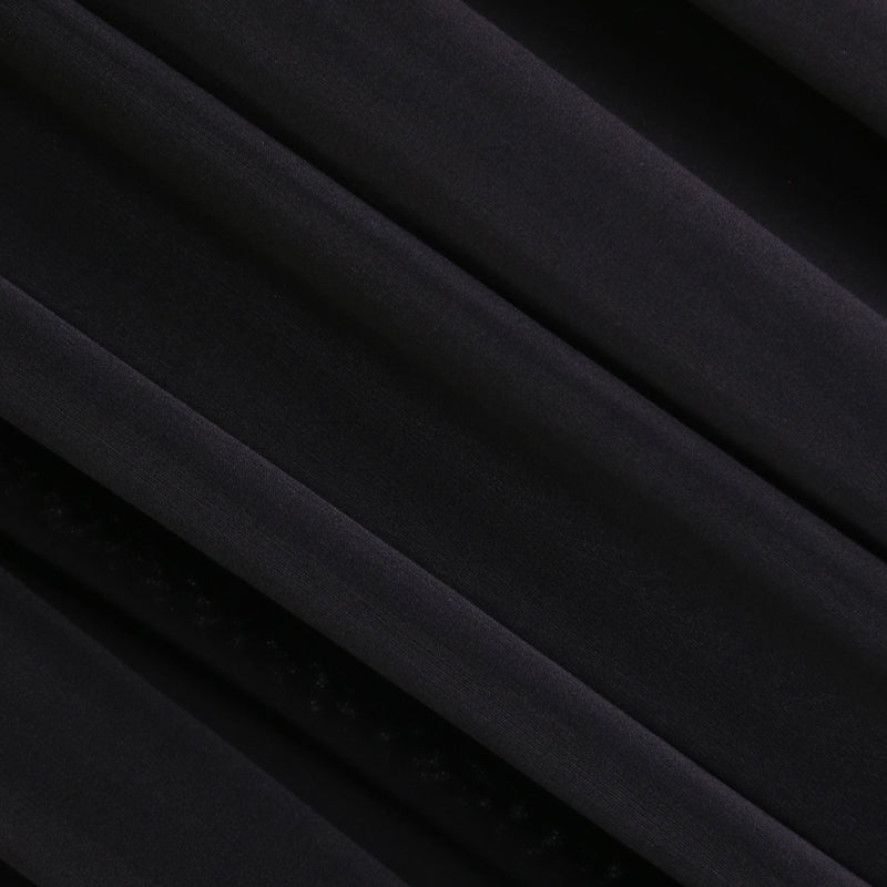 ITY Polyester Spandex Fabric | 60" Wide | Black