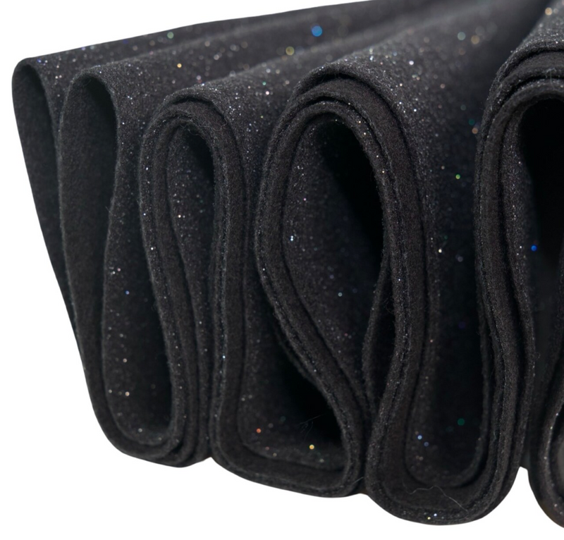 Glitter Felt Fabric by the Yard for Crafts, Costumes & Décor – 60 Inch