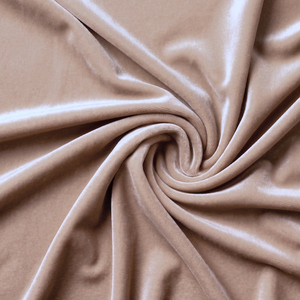 Heavy Stretch Velvet Spandex Fabric