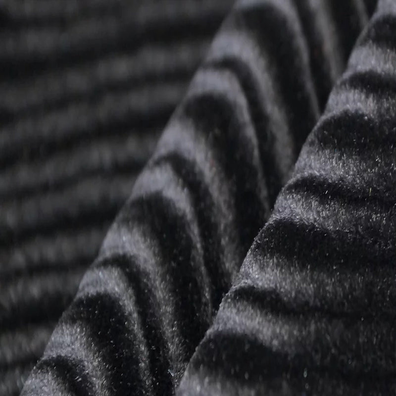 Swirl Velvet Flocking Fabric