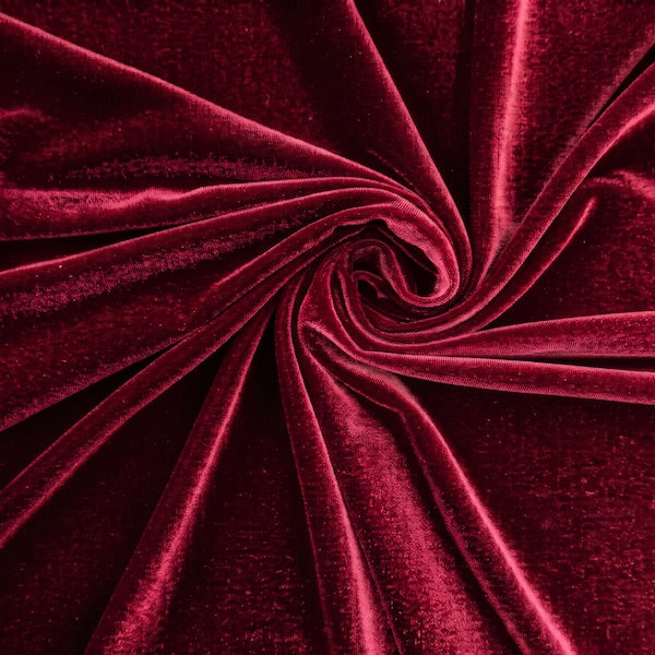 Heavy Stretch Velvet Spandex Fabric