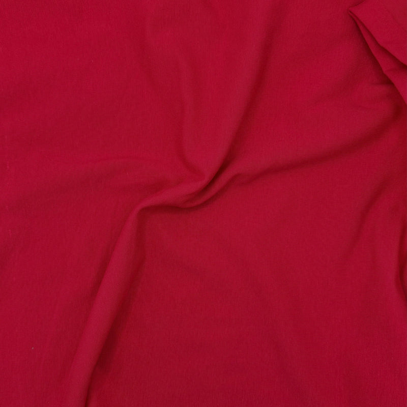10 oz Cotton Spandex Jersey Knit Fabric – 4-Way Stretch | Red
