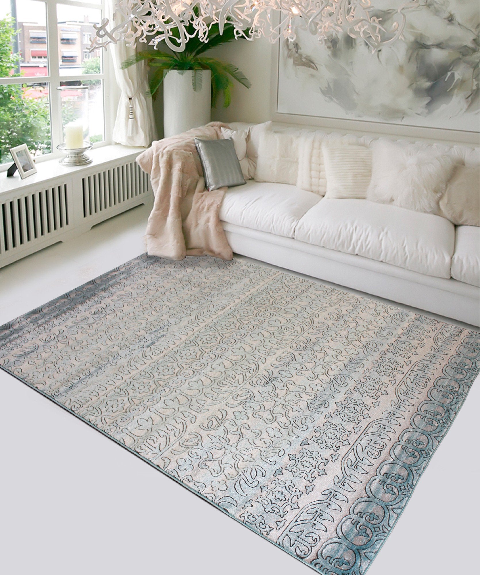 Soft Touch Faded Area Rug