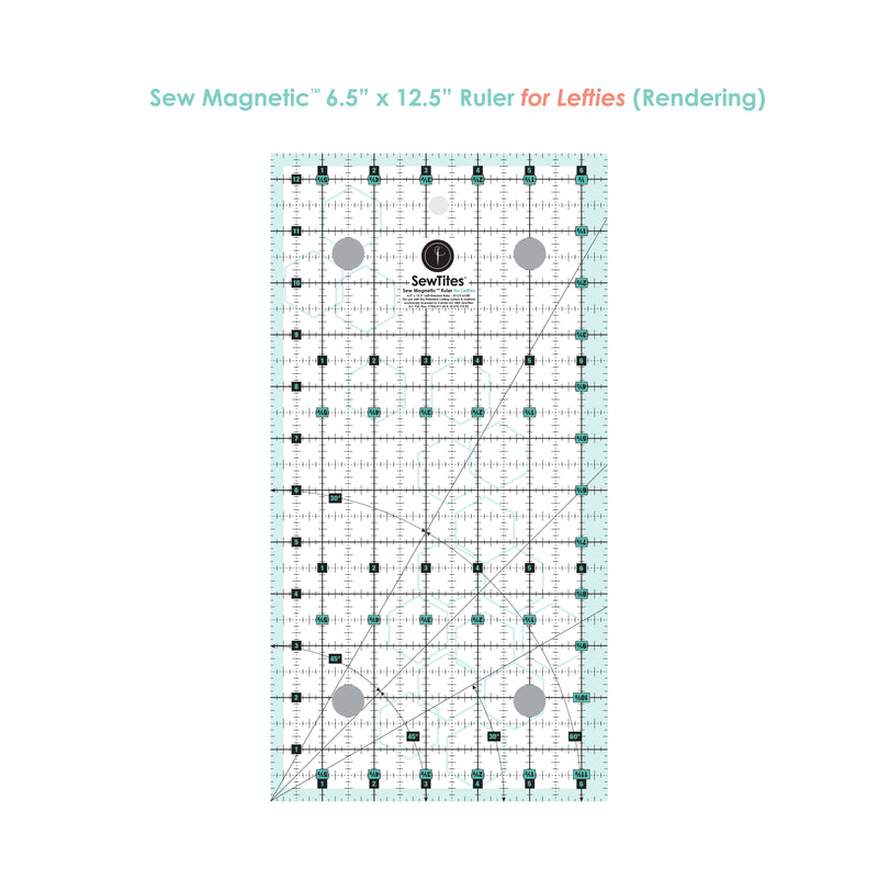Sew Magnetic 6.5" x 12.5" Ruler