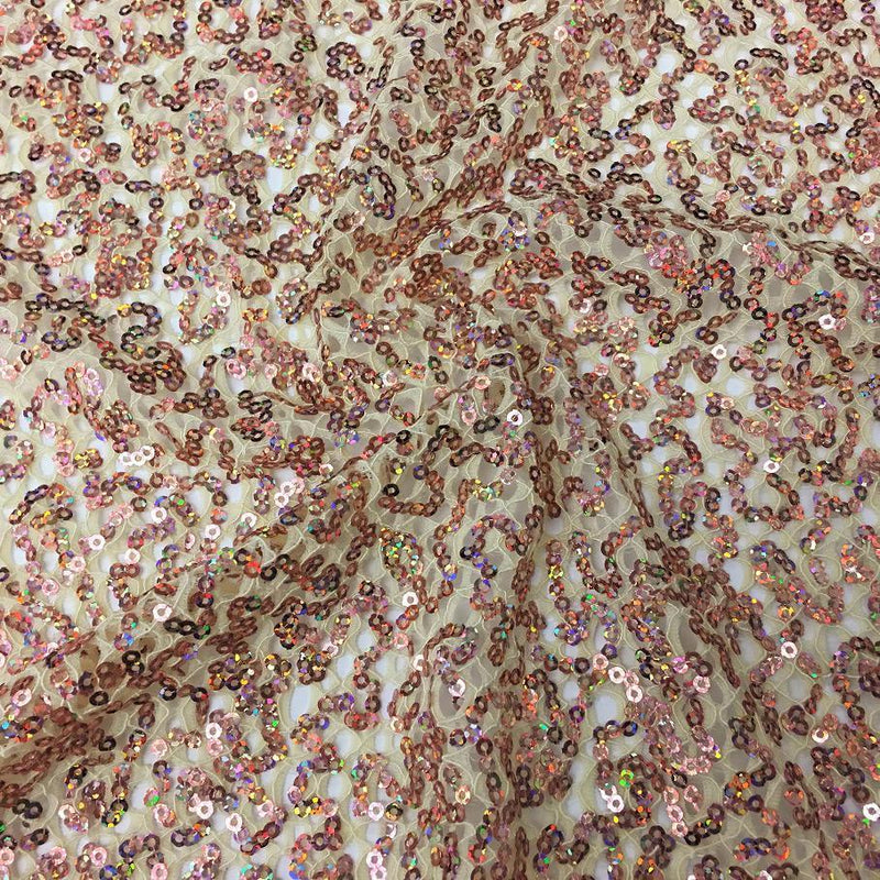 Cersei Stretch Lace Sequin Fabric | Blue Moon Fabrics