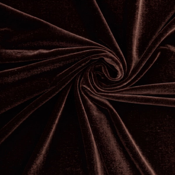 Heavy Stretch Velvet Spandex Fabric