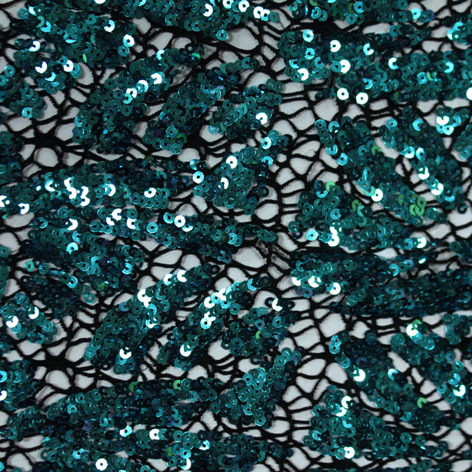 Cluster Lace Sequin Fabric | Blue Moon Fabrics