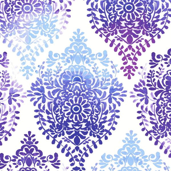 Cool Damask Wallpaper