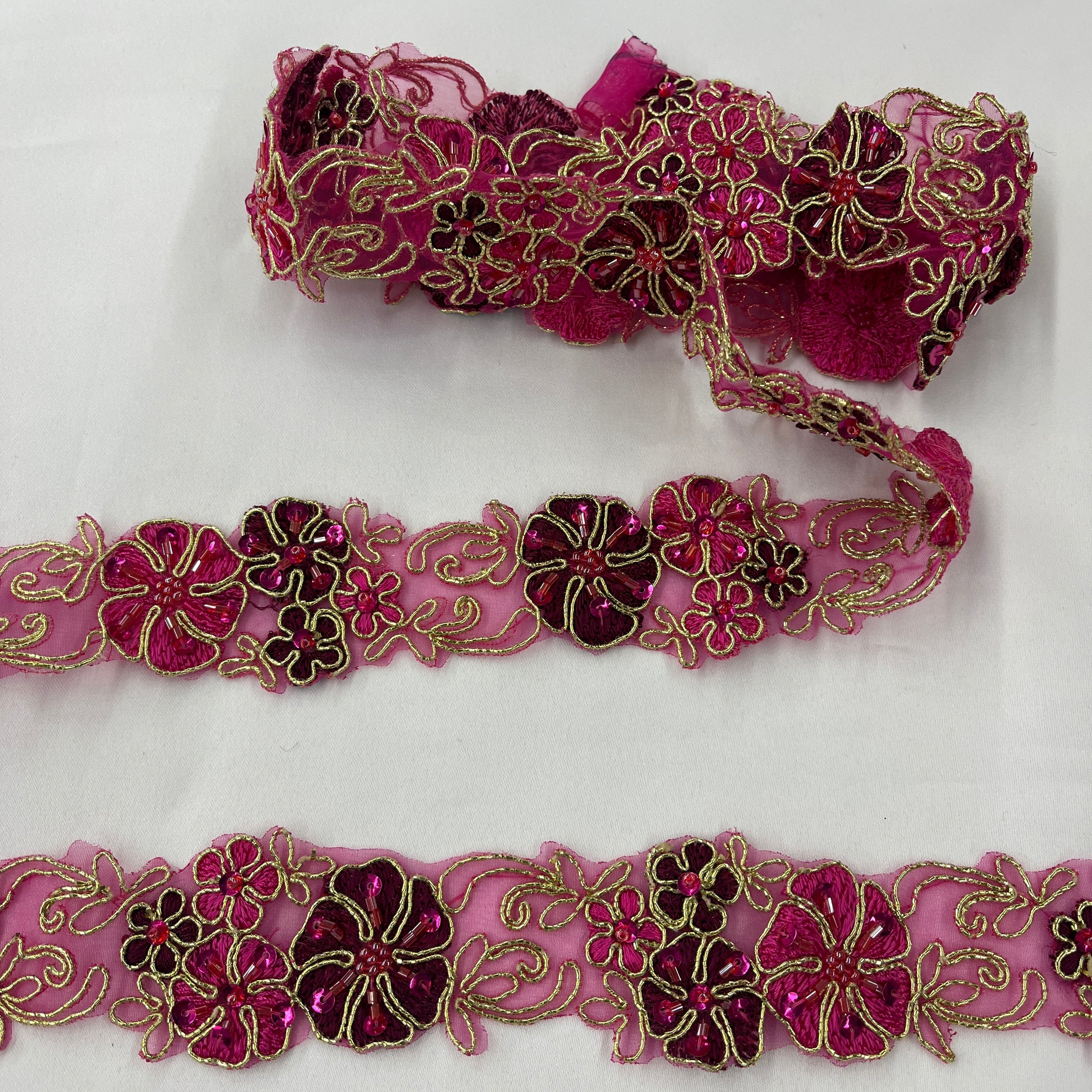 Beaded & Corded Lace Trim for Dresses, Costumes & DIY | Lace USA - 96281N-BP