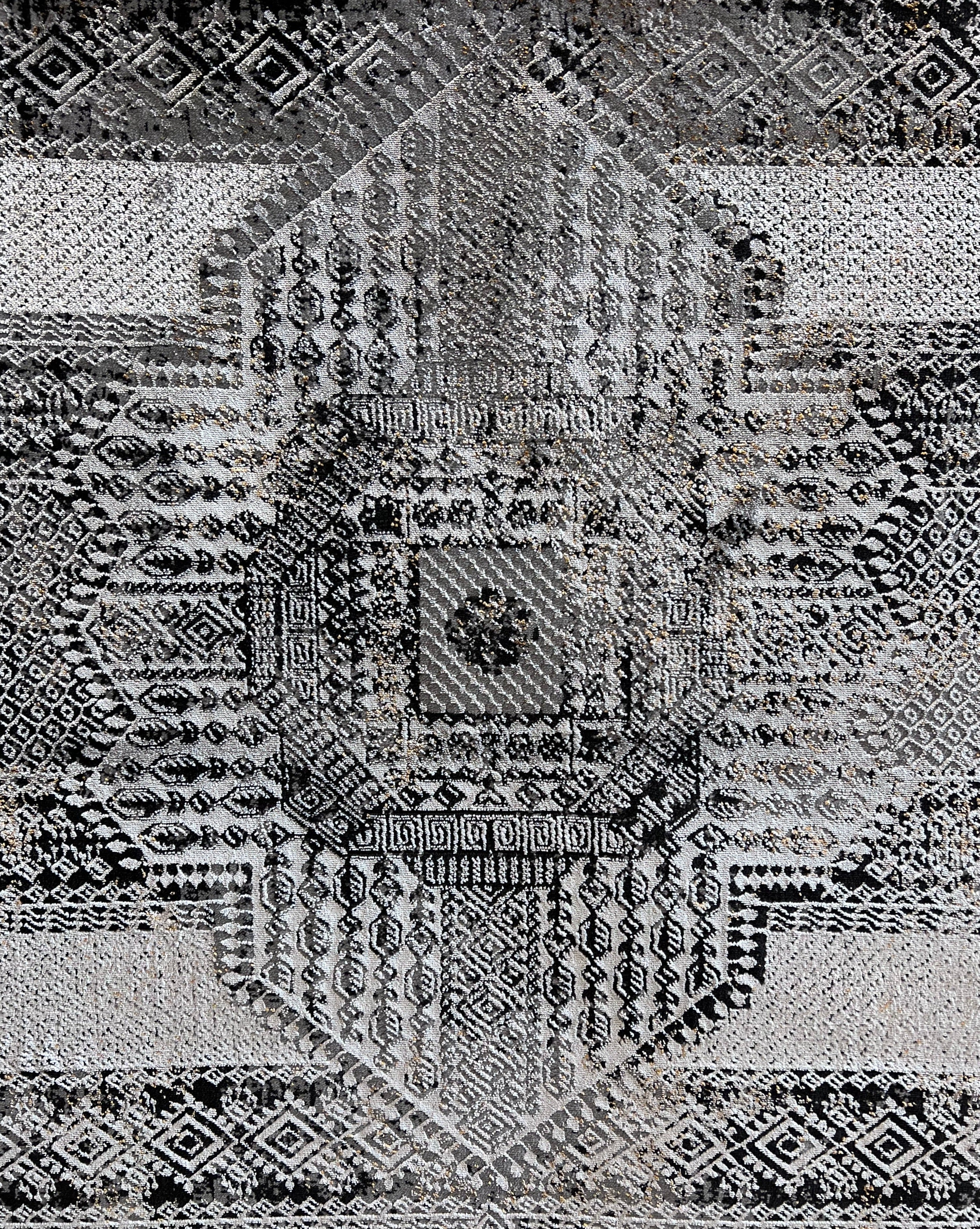 Chromatic Elegance: Foldable Flat Weave Area Rug with Shifting Hues