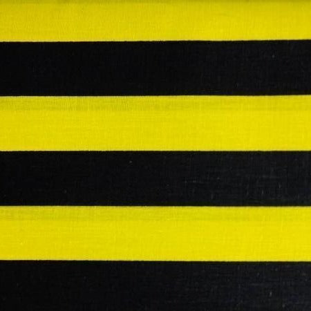 One Inch Stripe Print Poly Cotton Fabric