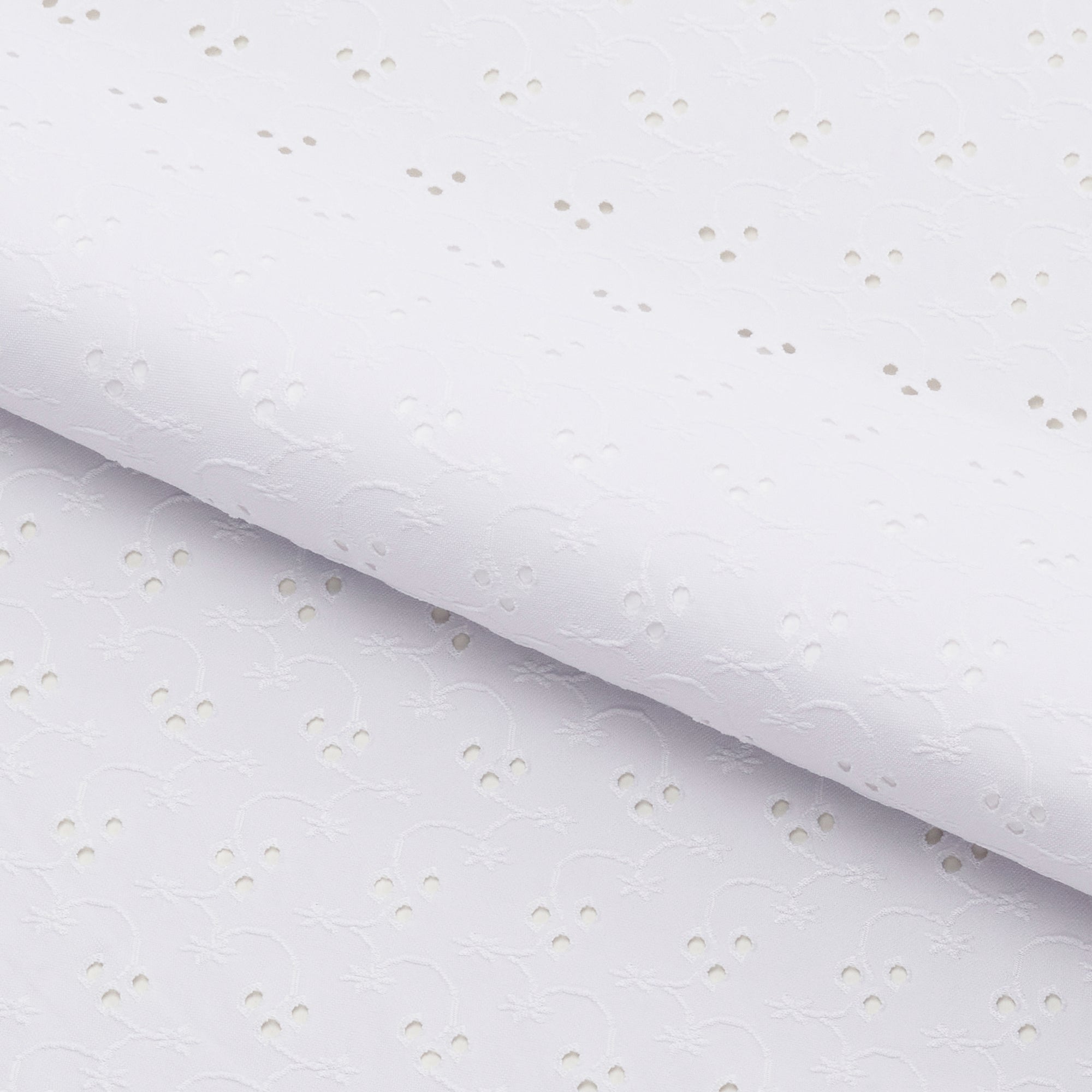 Eyelet Polyester Spandex Jacquard | Blue Moon Fabrics