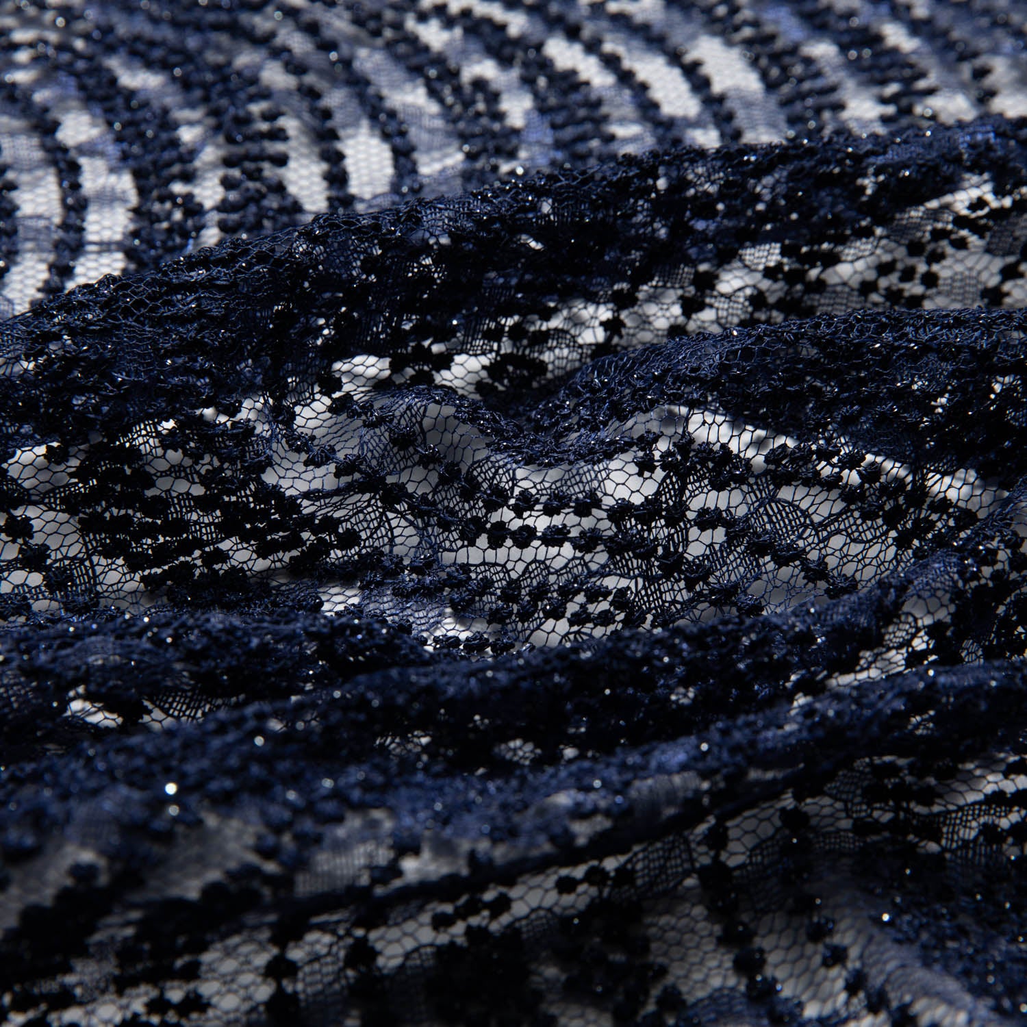 Seagull Tulle Lace Fabric MP/P Dalang Embroidered with Exquisite Design 50/52" Wide | Exquisite Fabric