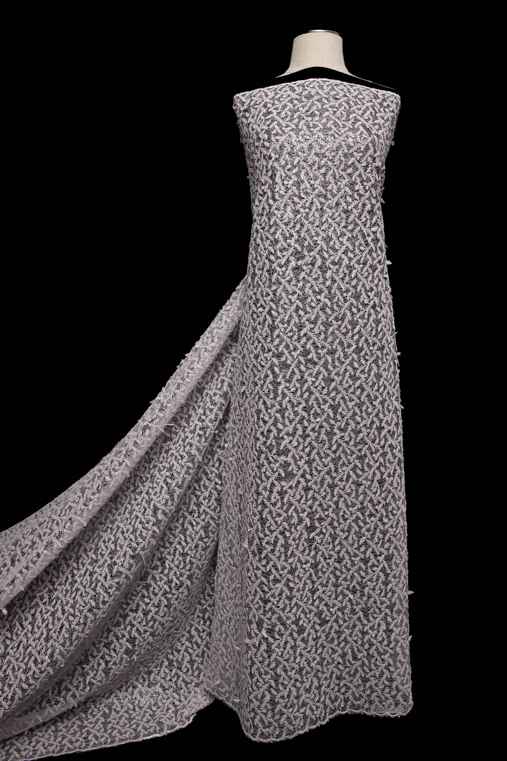 Embroidered Tulle Lace Fabric with Beautiful Intricate Design 50/52" Wide | Exquisite Fabric