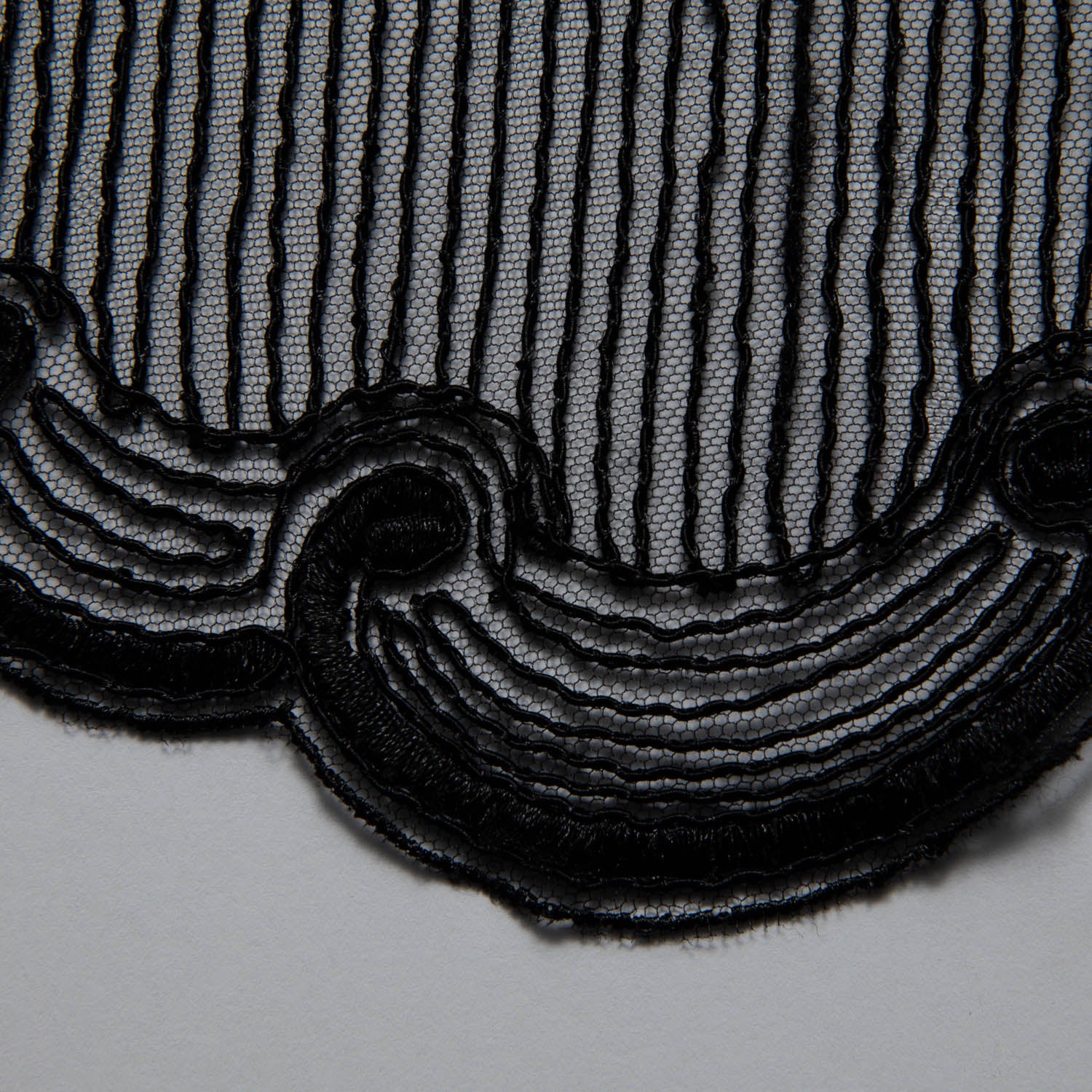 Tulle Lace Fabric Embroidery with Tape Work and Intricate Design 52" Wide | Exquisite Fabric