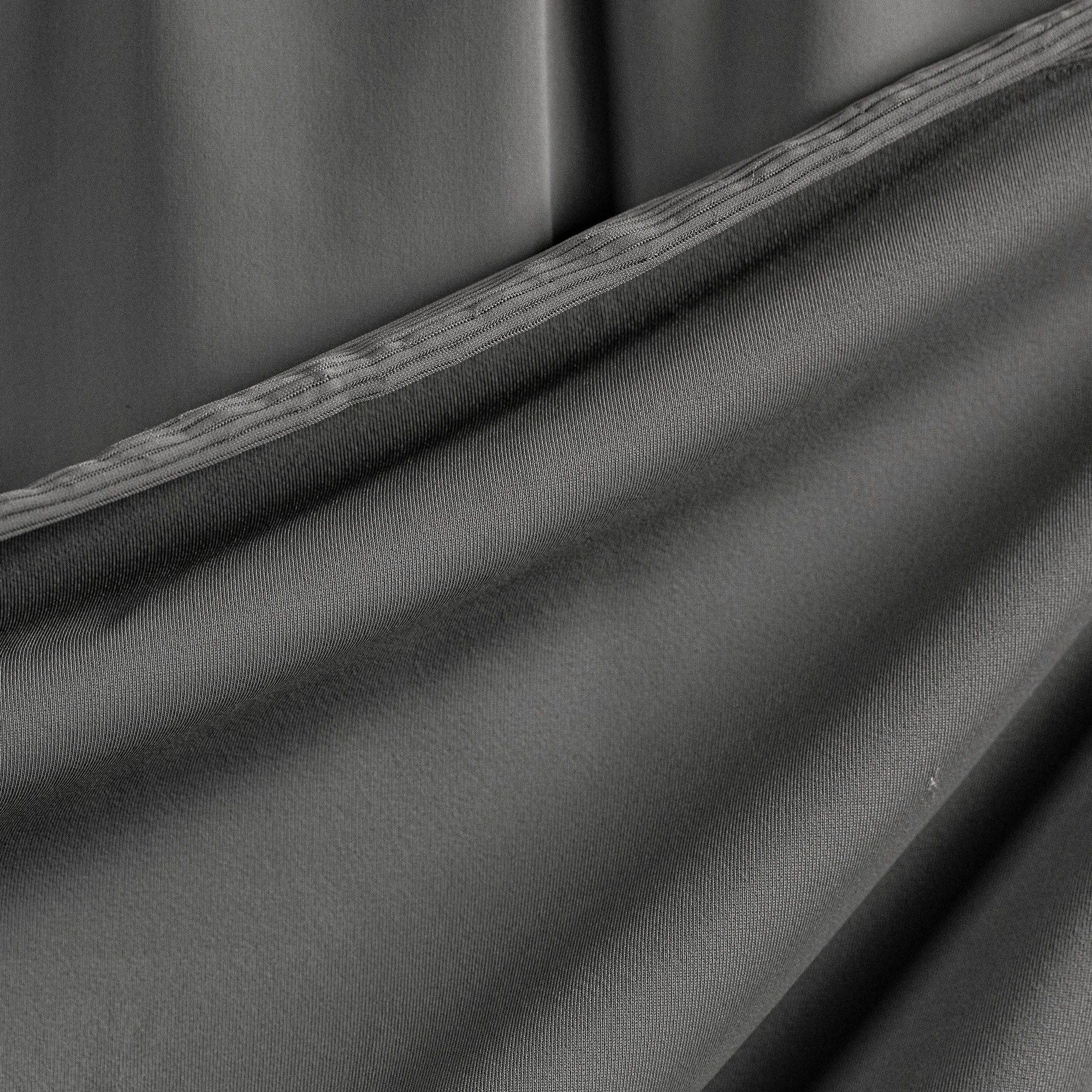 Nylon Spandex Matte Tricot Fabric 200 GSM Silver | 4 Way Stretch