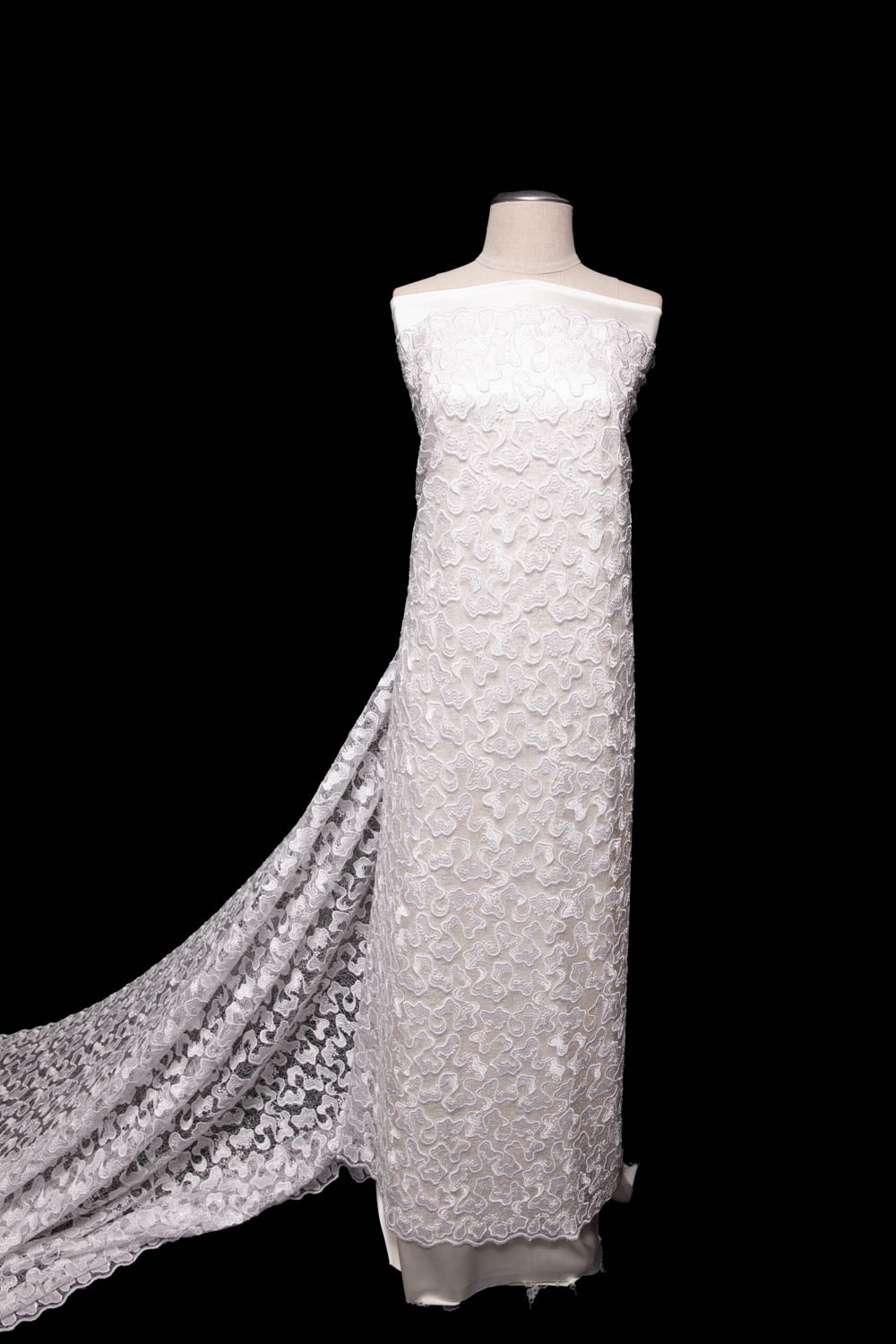 Embroidered Corded Lace Fabric with Sequins 50/51" Wide | Exquisite Fabric