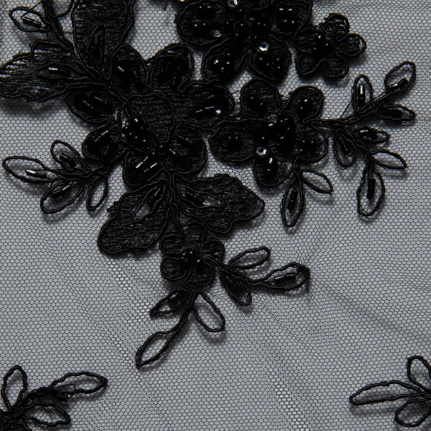 Tulle Lace Fabric Embroidered with Intricate Design 52" Wide | Exquisite Fabric