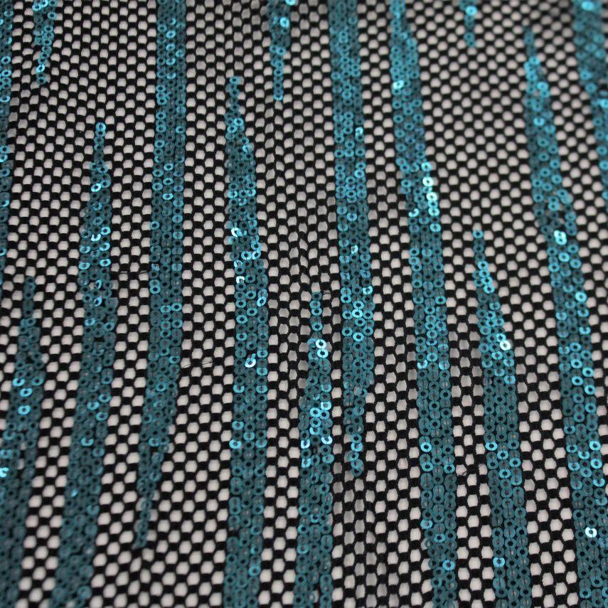 Flair Stretch Netting Sequin Fabric | Blue Moon Fabrics