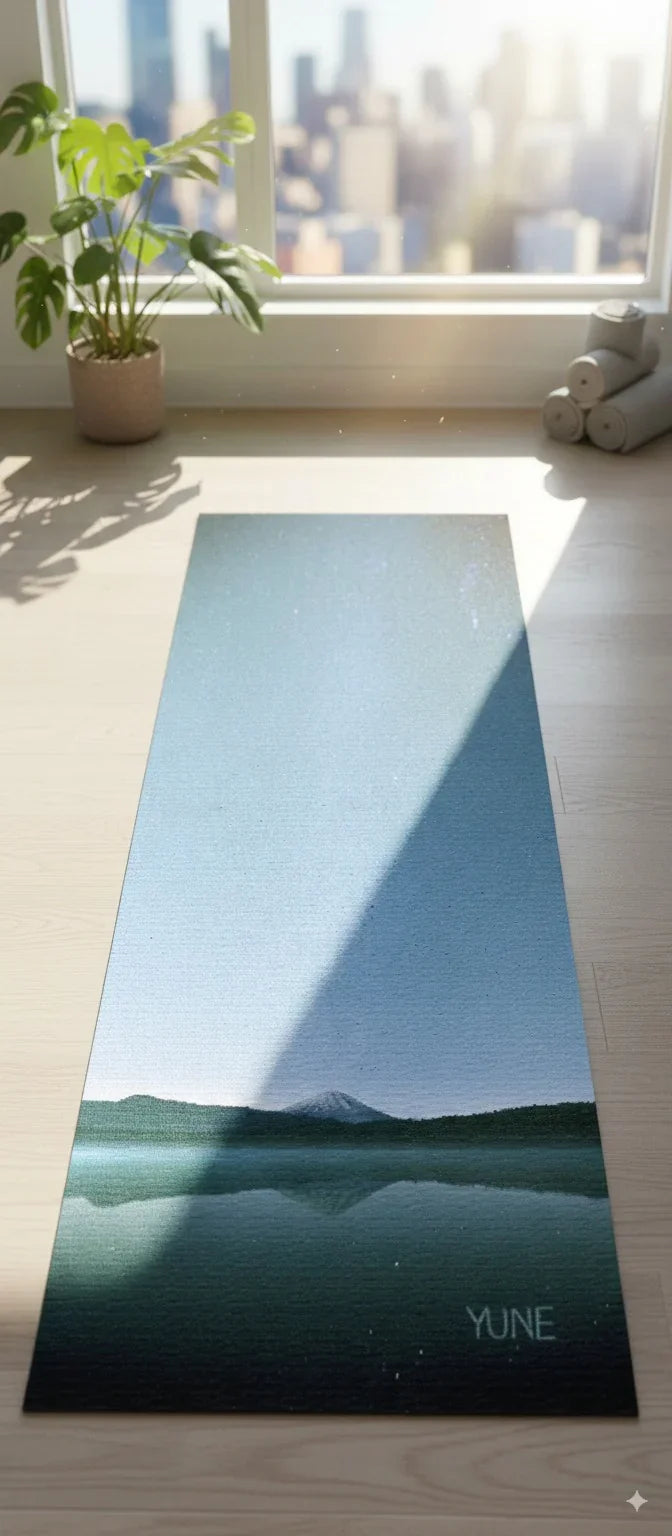 Maple Yoga Mat – 6mm Thick, Eco-Friendly, Non-Slip, Cushioned Support | Yune Yoga