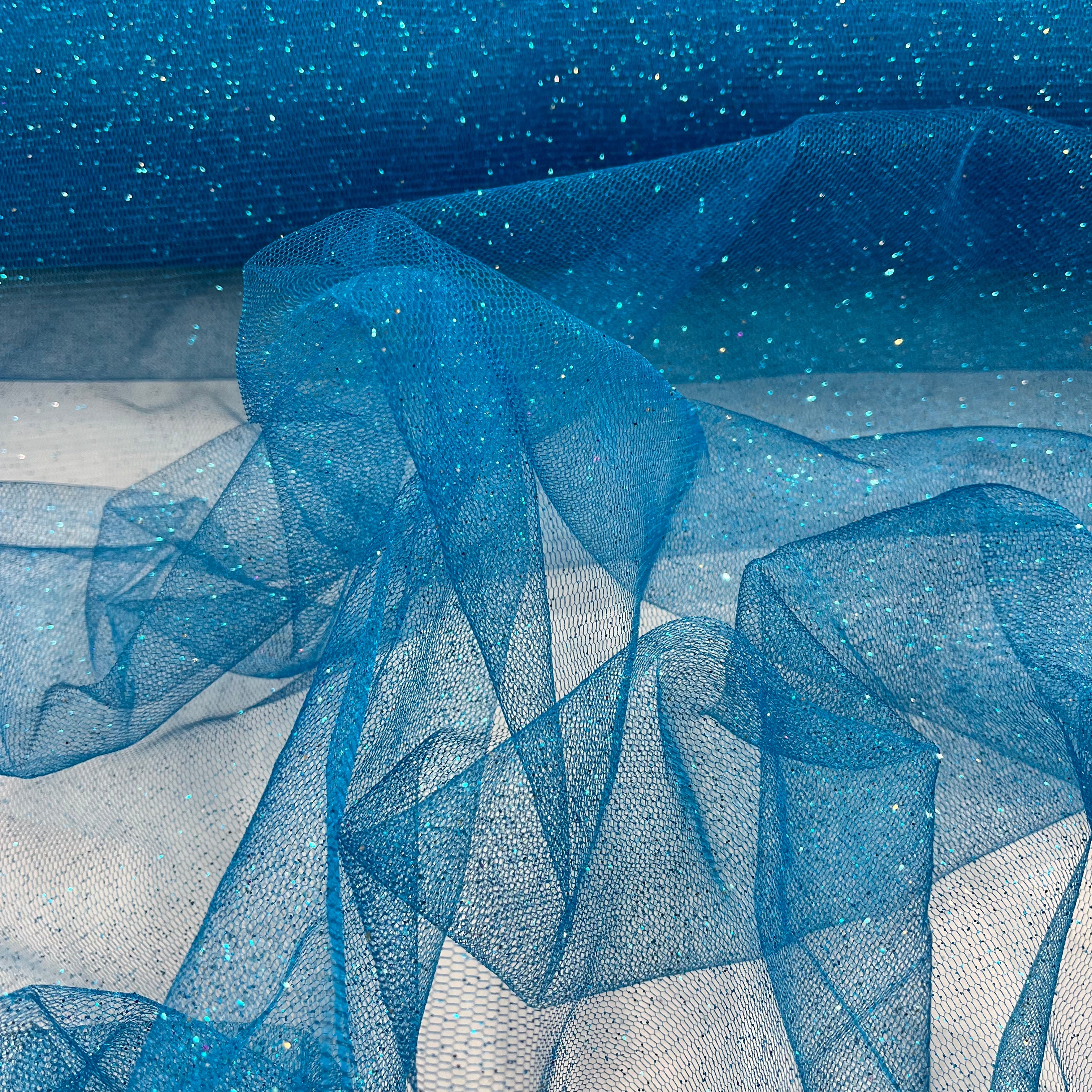 Glitter Mesh Fabric – 60" Wide Sparkle Net for Dresses & Costumes | Lace USA - Glitter Mesh