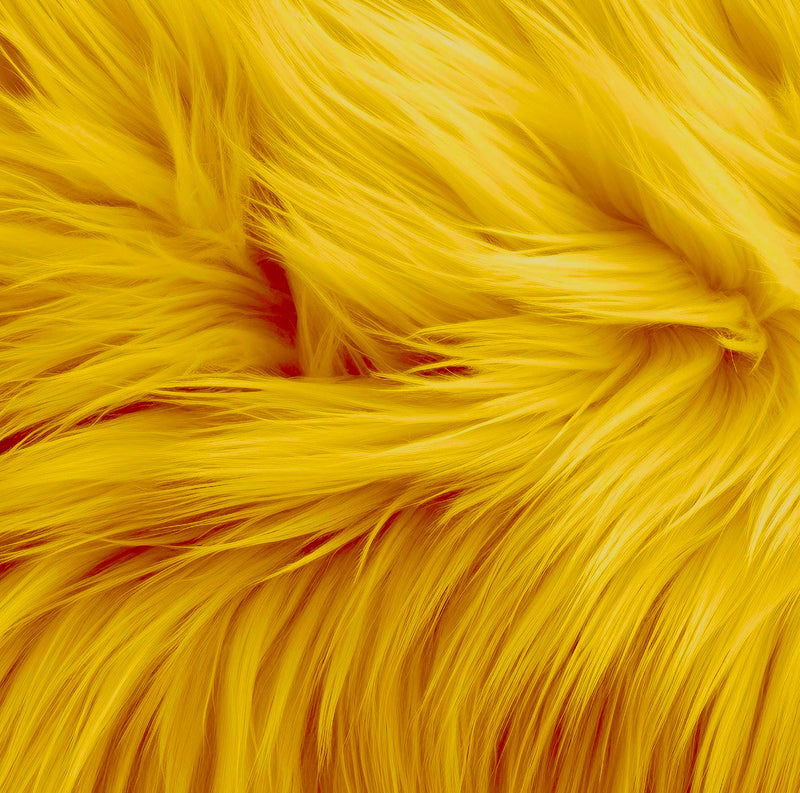 Round Shaggy Faux Fur Fabric – 48" Circular Fluffy Home Decor Rug