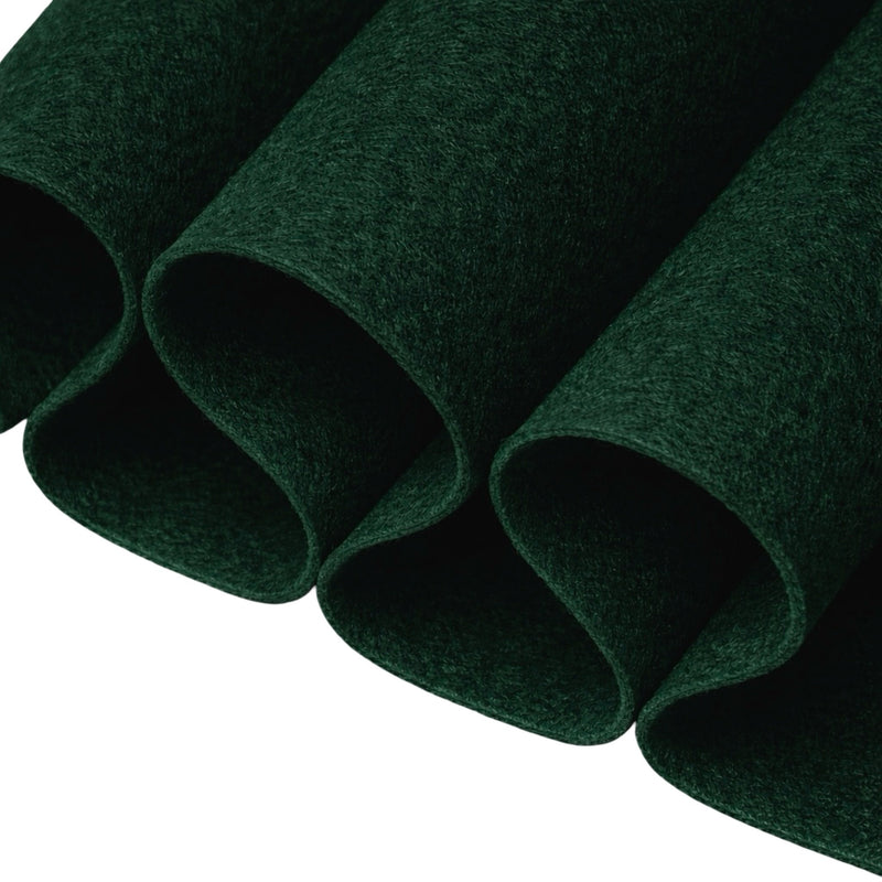Acrylic Felt Fabric 1.6mm –Hunter Green 72" Wide 160 GSM | By the Yard