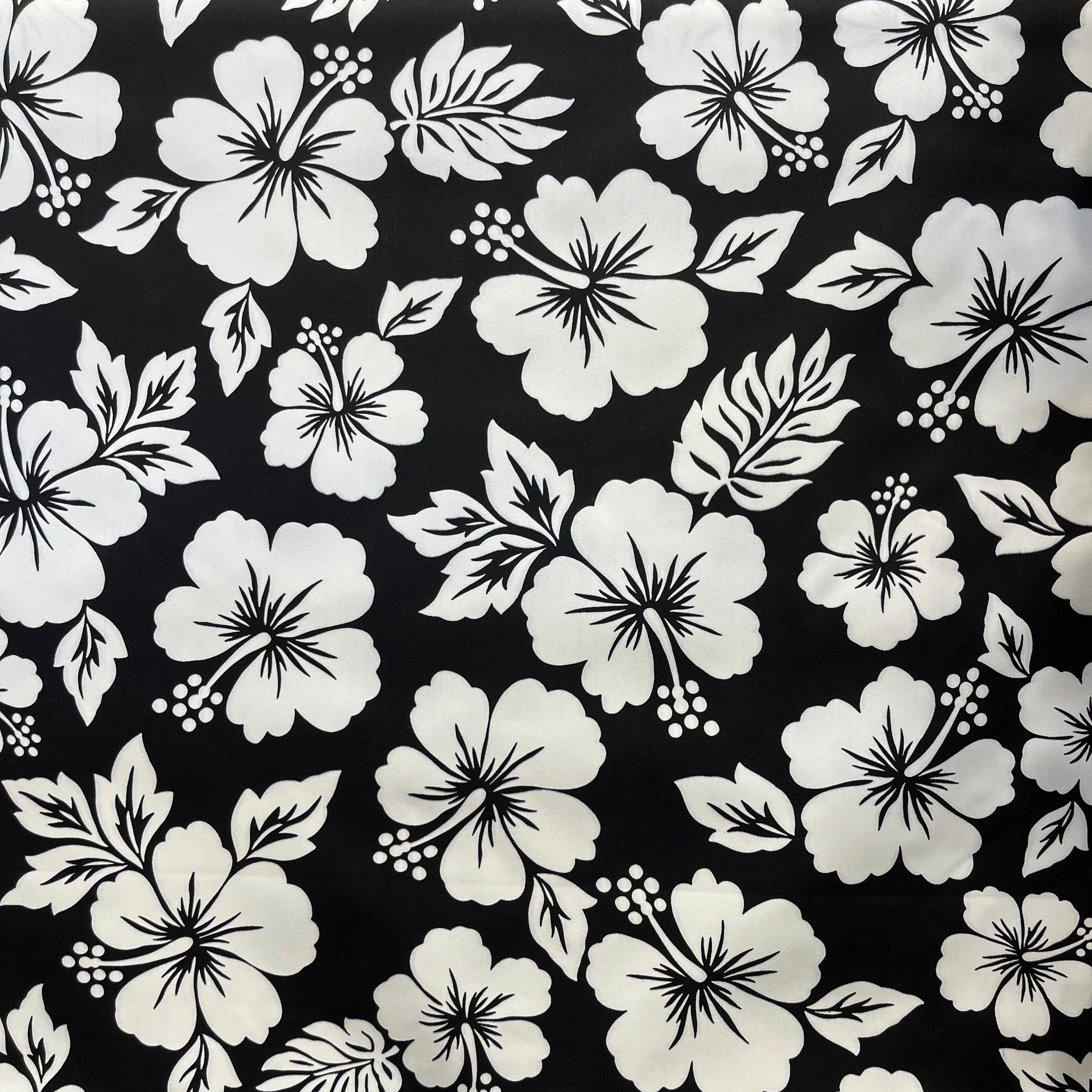 Hibiscus Flower Polyester Fabric | Islands Fabric