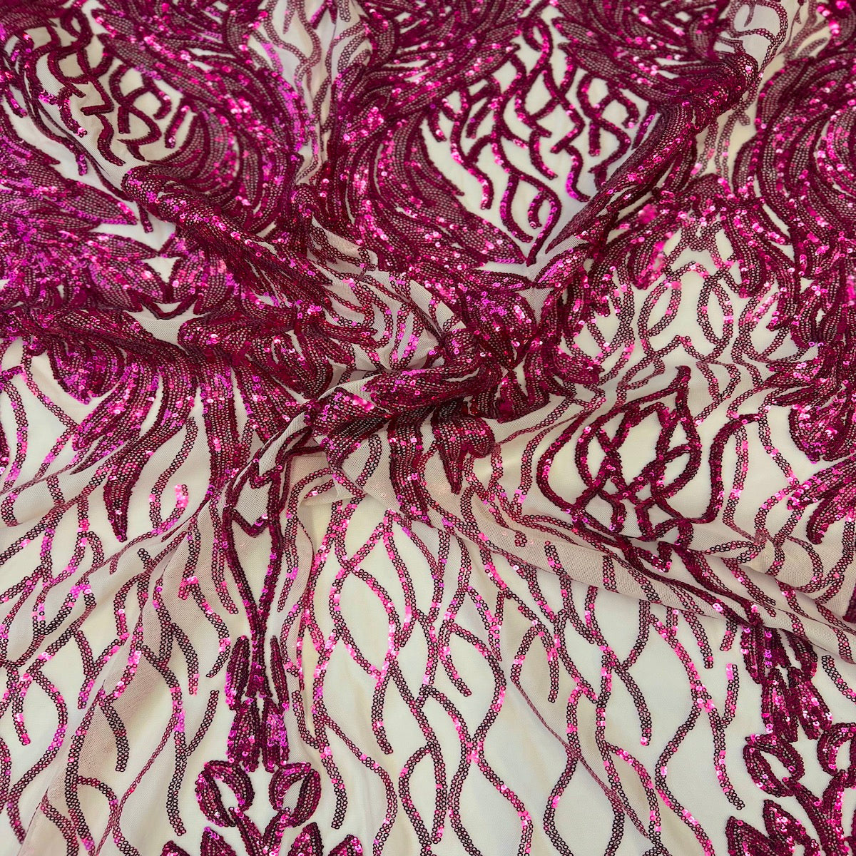 Lioness Stretch Sequins Fabric