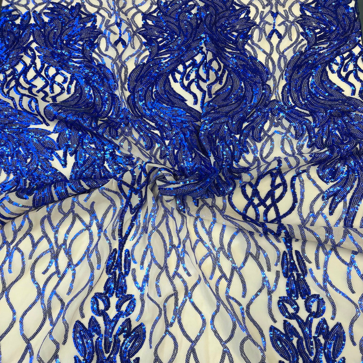 Lioness Stretch Sequins Fabric