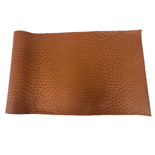 Saratoga Ostrich Faux Leather Vinyl Fabric