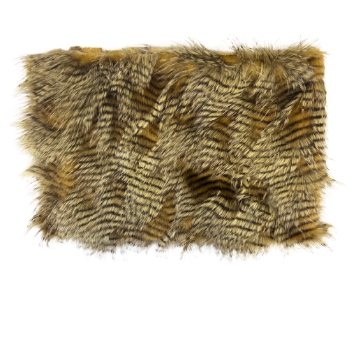 Porcupine Feather Faux Fur Fabric