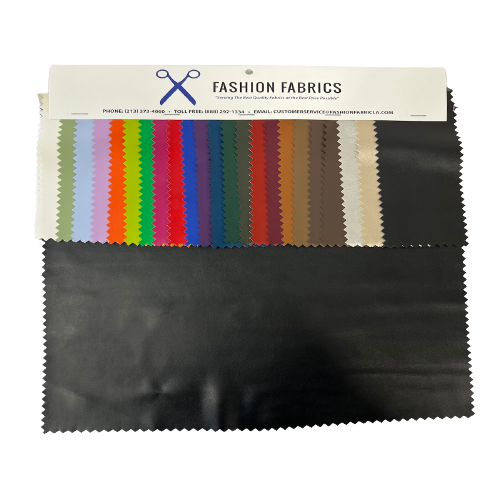 Two Way Stretch Faux Leather Vinyl Fabric
