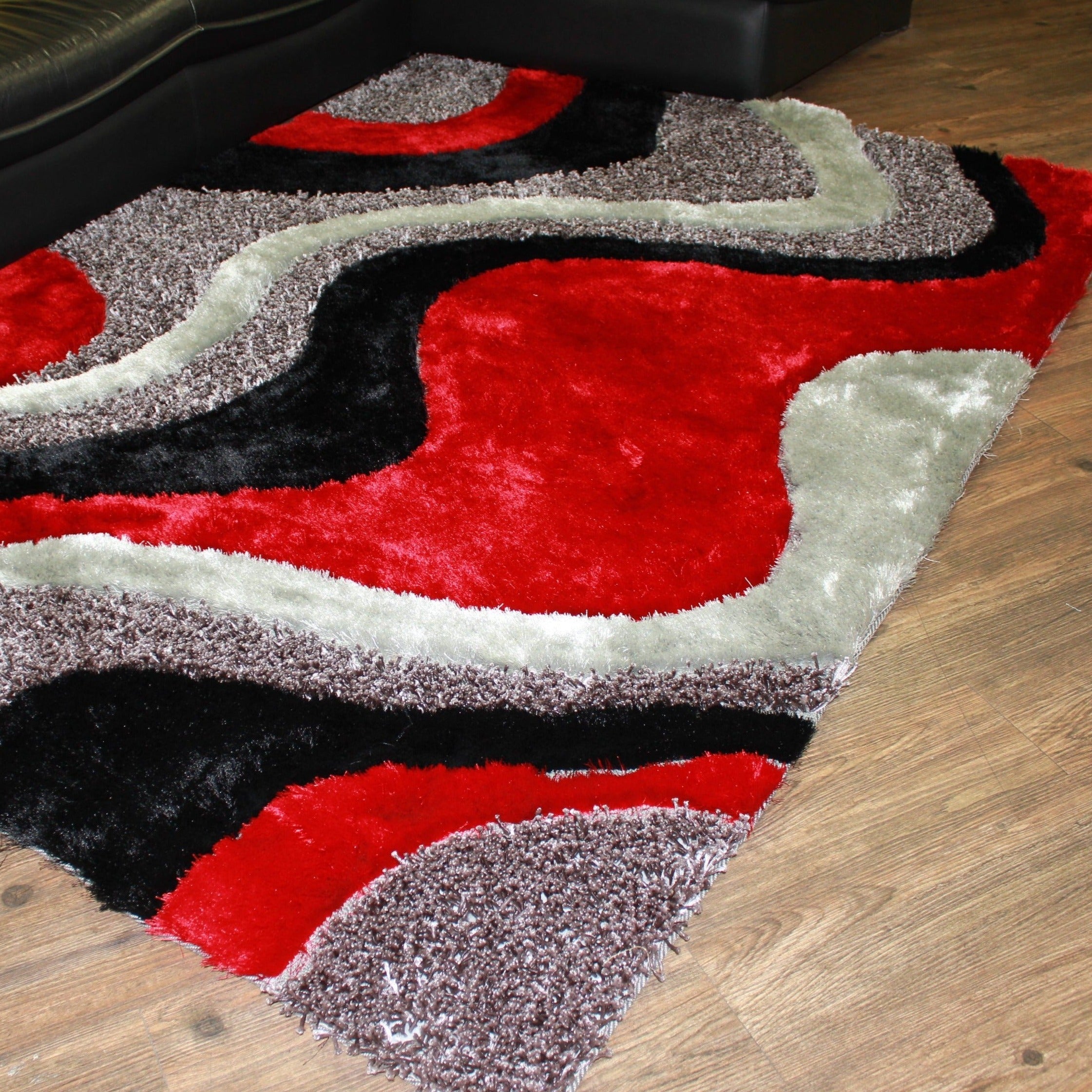 Luxury Shag Viscose Shiny Design Plush Area Rug/ Carpet - S.V.D DESIGN 29.