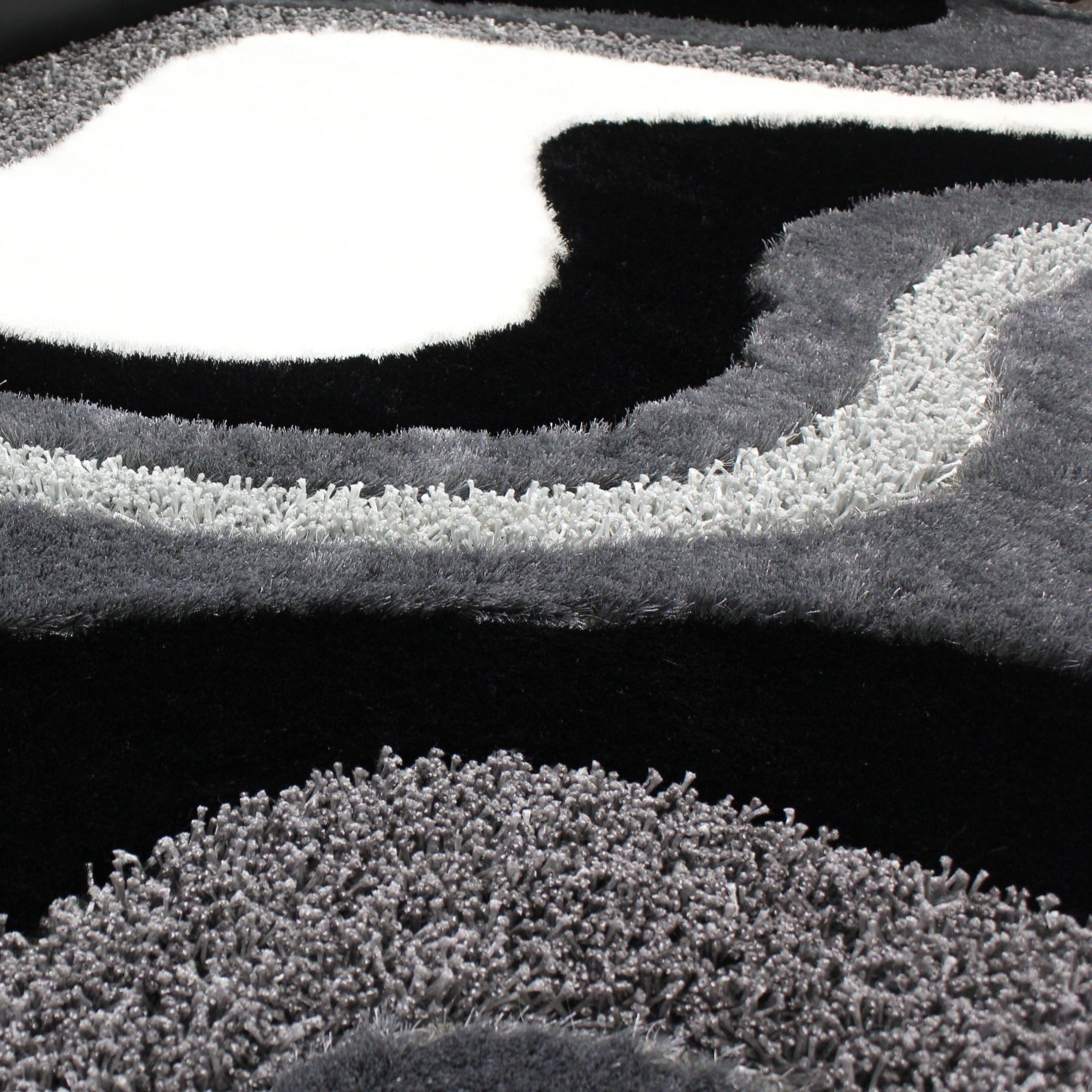 Luxury Shag Viscose Shiny Design Plush Area Rug/ Carpet - S.V.D DESIGN 29.