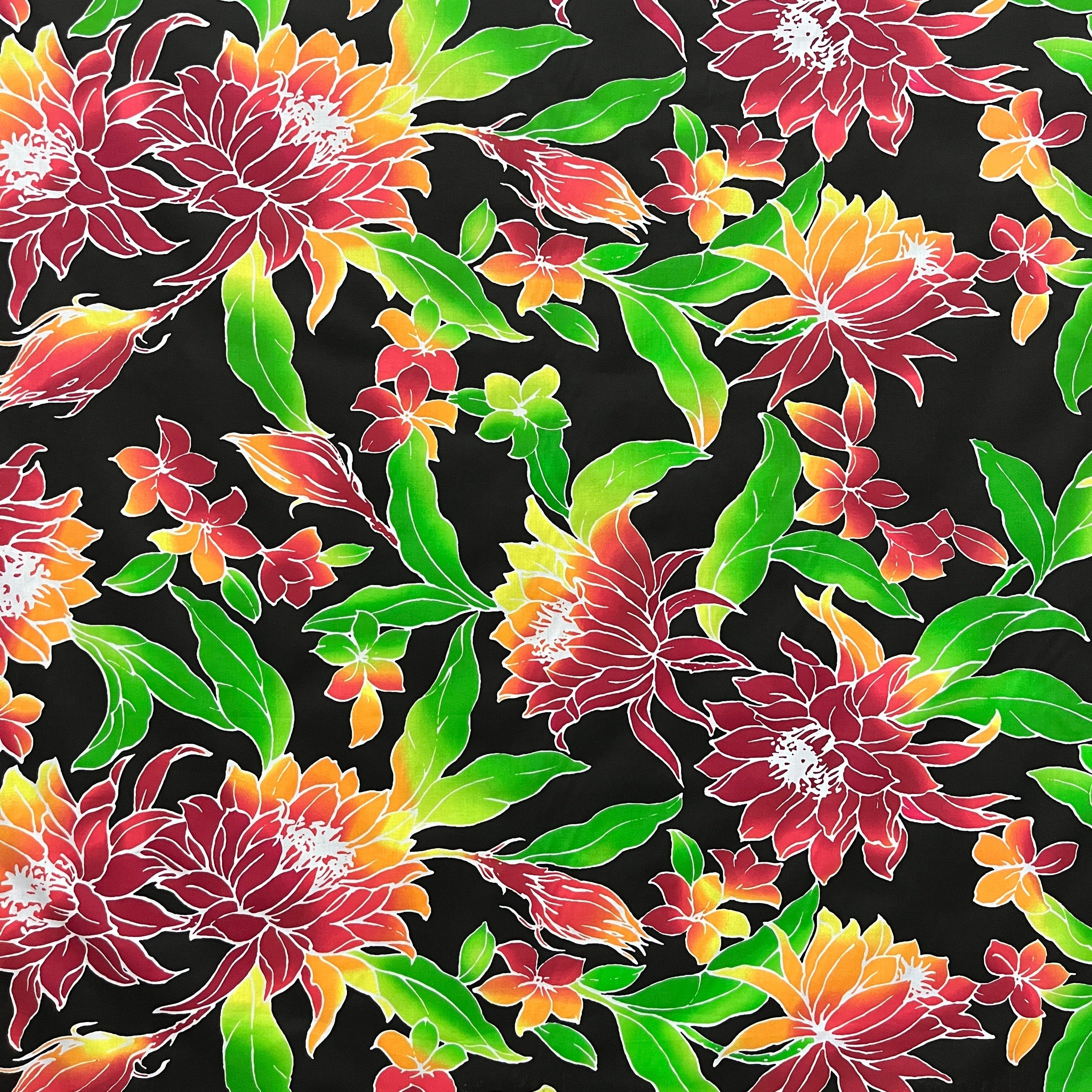 Water Lily Poly-Cotton Fabric | Islands Fabric
