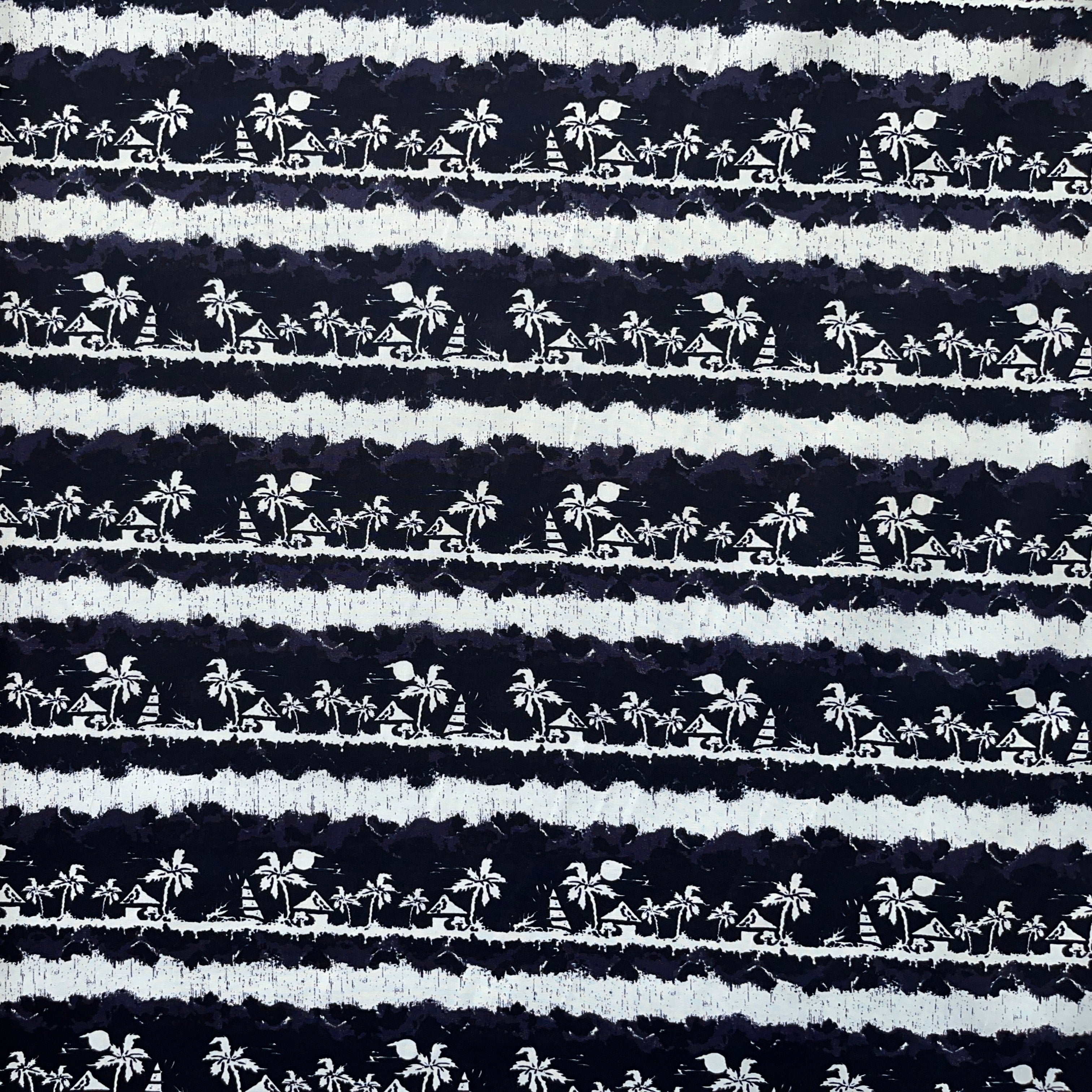 Lagoon Nights Rayon Fabric | Islands Fabric