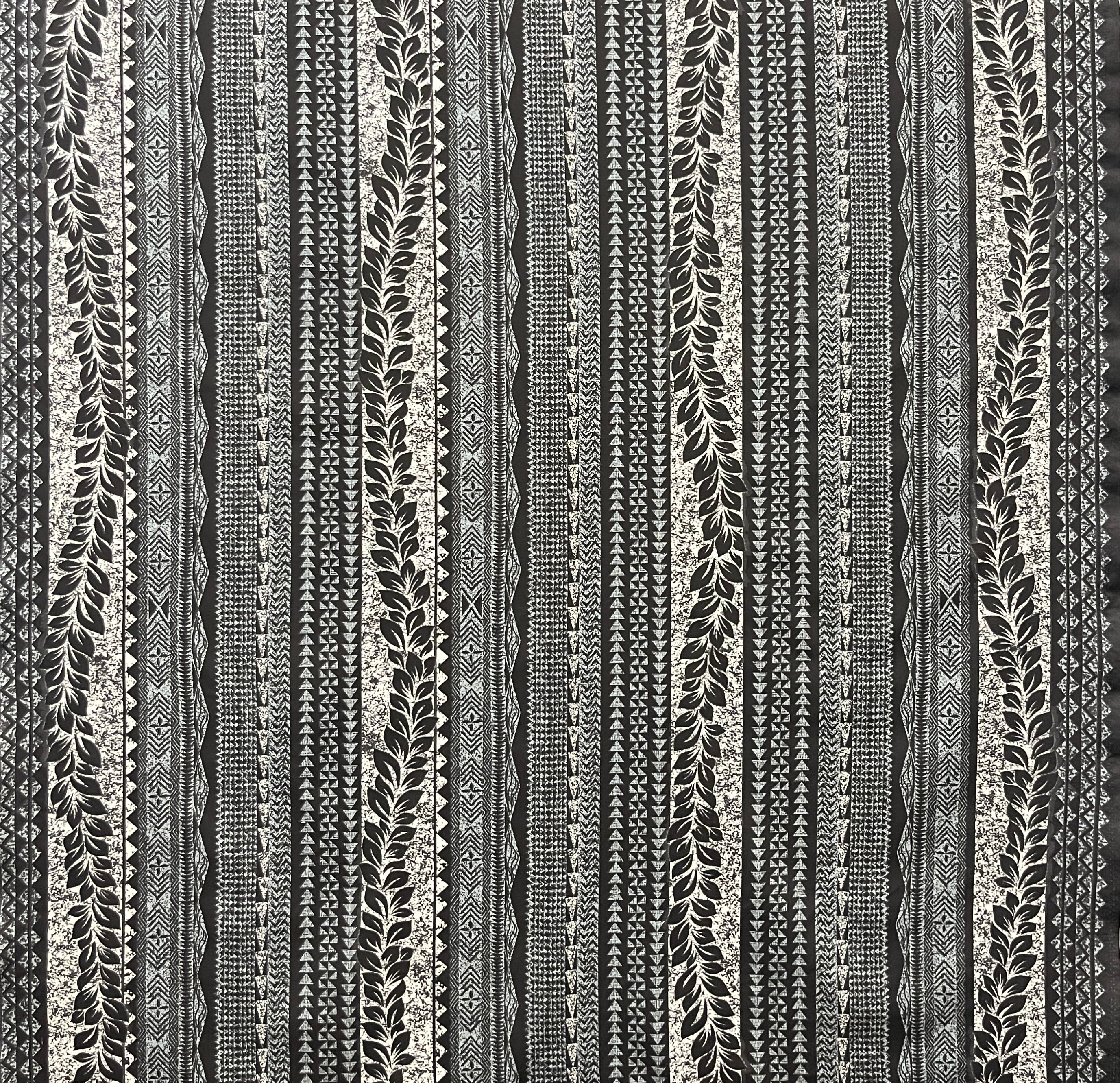 Traditional Tattoo Lei Poly Cotton Fabric | Islands Fabric